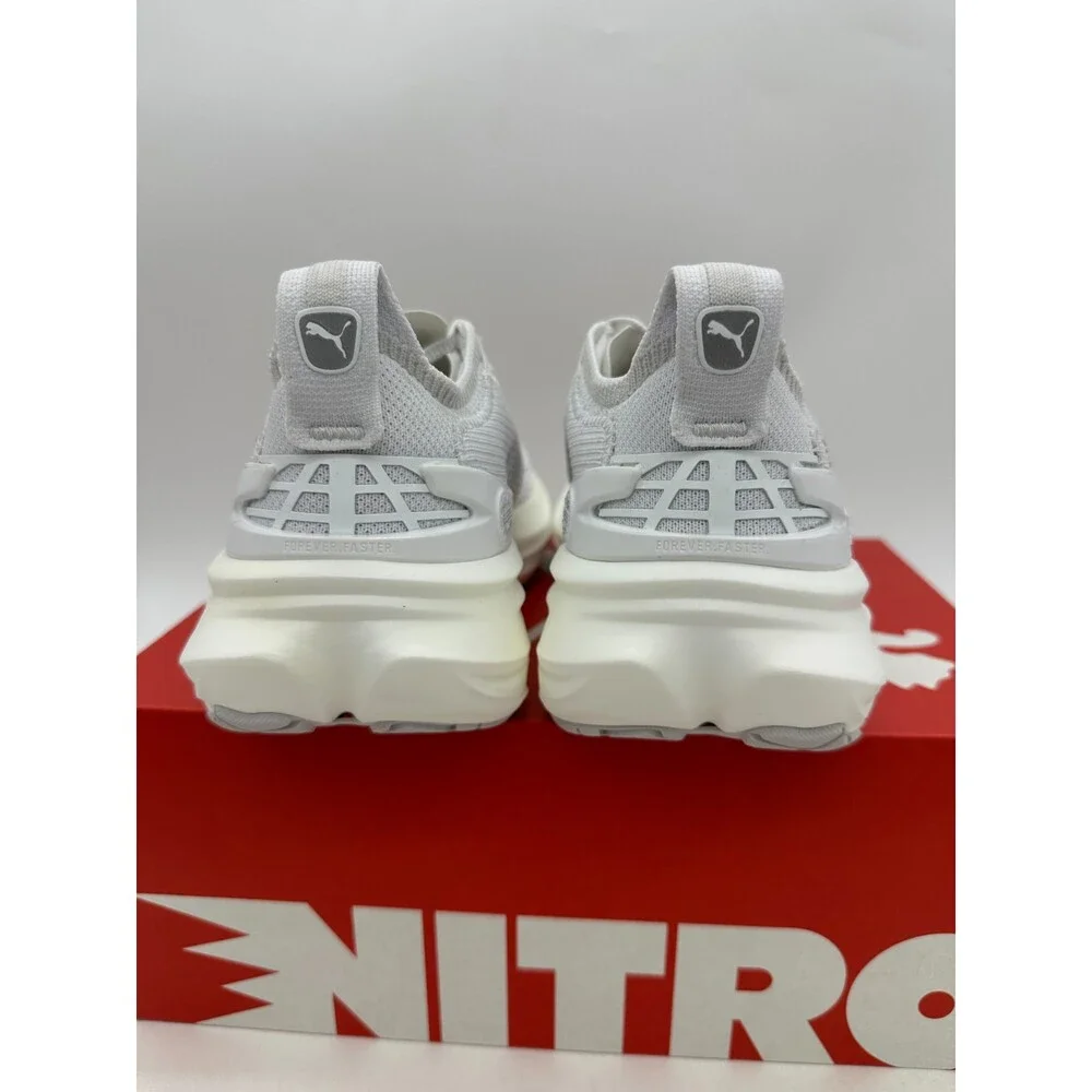 Puma ForeverRun Nitro 2 Women's Size 10 White Silver Athletic Shoes 310471 02